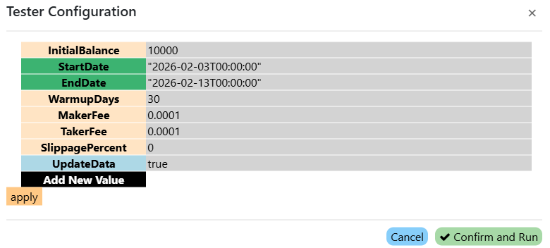 Hamster Bot Backtesting